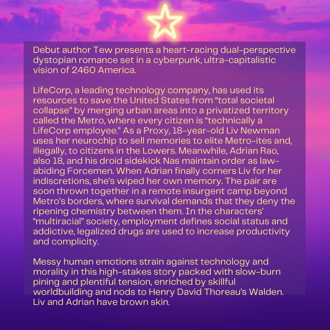 Jill Tew 🌌 THE DIVIDING SKY is in stores now!🌌 (@jtewwrites) on Twitter photo 🌟 ANOTHER STARRED REVIEW 🌟
Huge thanks to the team <a href="/PublishersWkly/">Publishers Weekly</a> for this review of The Dividing Sky. You made this book sound so cool, I can’t believe I wrote it!
Check out Goodreads for a chance to win one of fifteen personalized ARCs!
Preorder: penguinrandomhouse.com/books/736783/t… 🌟 ANOTHER STARRED REVIEW 🌟
Huge thanks to the team <a href="/PublishersWkly/">Publishers Weekly</a> for this review of The Dividing Sky. You made this book sound so cool, I can’t believe I wrote it!
Check out Goodreads for a chance to win one of fifteen personalized ARCs!
Preorder: penguinrandomhouse.com/books/736783/t…