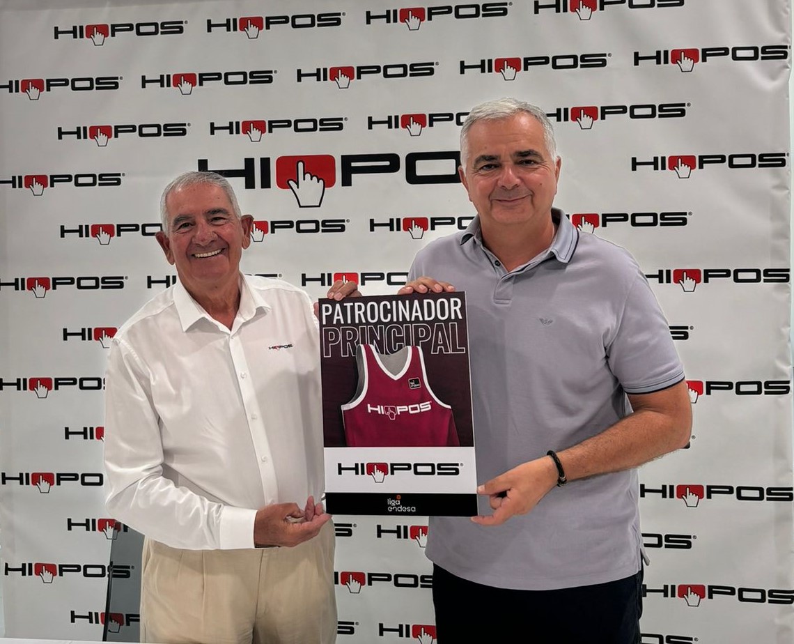 HIOPOS, el nuevo naming del primer equipo en la ACB

El presidente del club, Albert Aliaga, y el presidente de A&amp;K Holding, Andreu Pi, han anunciado el acuerdo de patrocinio. 

#HIOPOS SOLUTIONS será el patrocinador principal del primer equipo en la #ACB durante dos temporadas