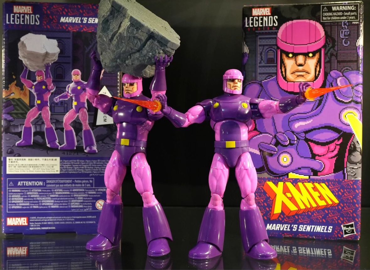 The rock! Marvel Legends Sentinel 2 pack