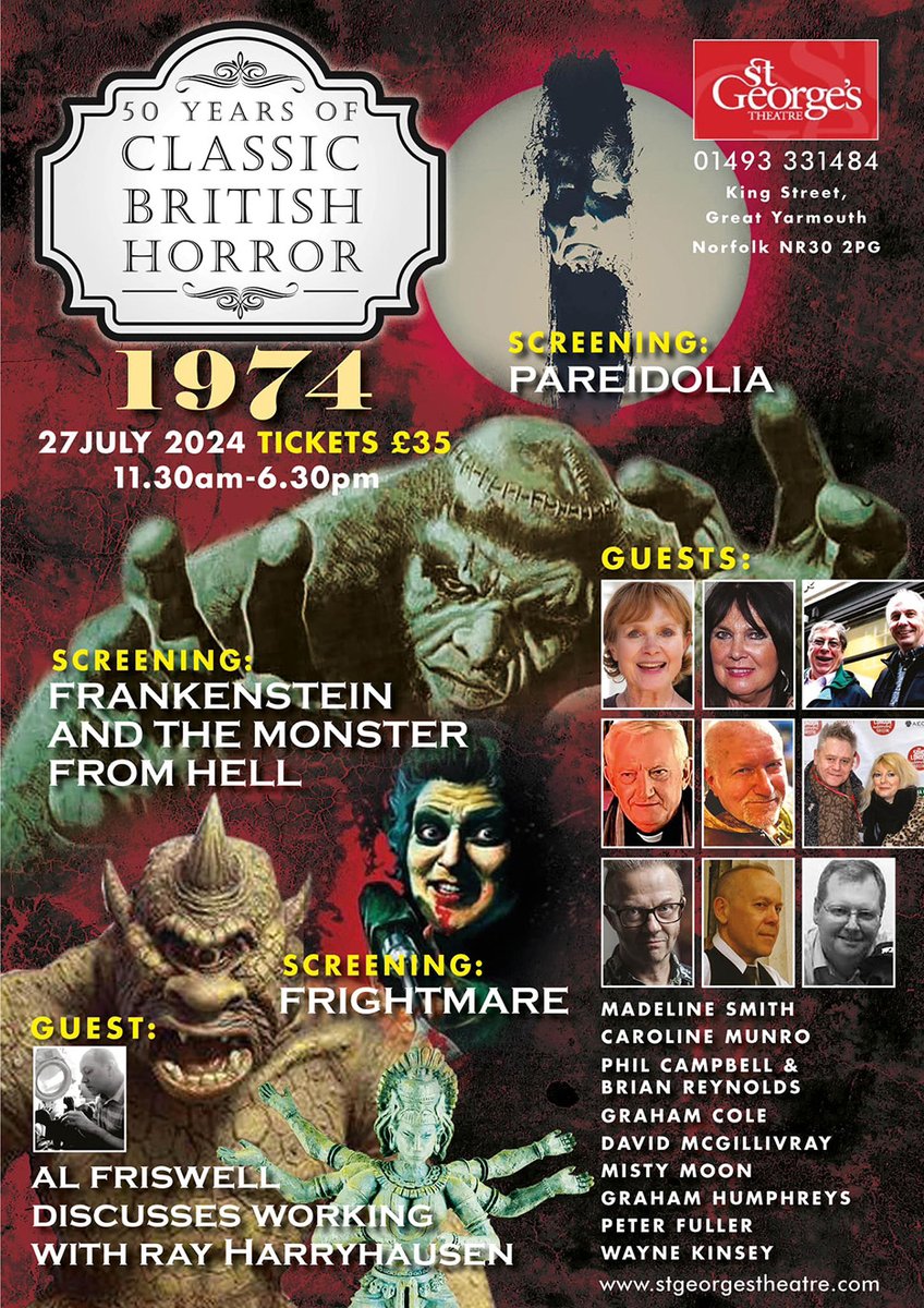 Anywhere near Great Yarmouth this weekend? Forget your bucket and spade... Find me at a table with a collection of horror prints...