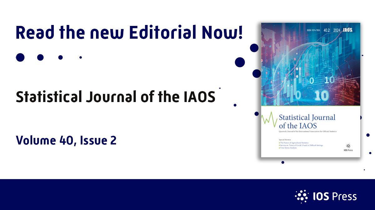 Official Statistics (@officialstat1) on Twitter photo 📊 New editorial on the 55th session of the UN Statistical Commission! Explore discussions on the establishment of an Independent Advisory Board on the FPOS.🔍
Read more: content.iospress.com/articles/stati…
Follow: <a href="/IAOS_Stat/">International Association for Official Statistics</a> <a href="/isi_wsc/">ISI WSC</a> <a href="/IOSPress_STM/">IOS Press</a>
#OfficialStatistics #GlobalStatistics 📊 New editorial on the 55th session of the UN Statistical Commission! Explore discussions on the establishment of an Independent Advisory Board on the FPOS.🔍
Read more: content.iospress.com/articles/stati…
Follow: <a href="/IAOS_Stat/">International Association for Official Statistics</a> <a href="/isi_wsc/">ISI WSC</a> <a href="/IOSPress_STM/">IOS Press</a>
#OfficialStatistics #GlobalStatistics