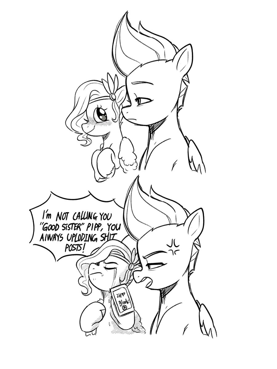 Marenlicious's tweet image. BLOCK❌
#Mylittlepony #PippPetals #Zippstorm