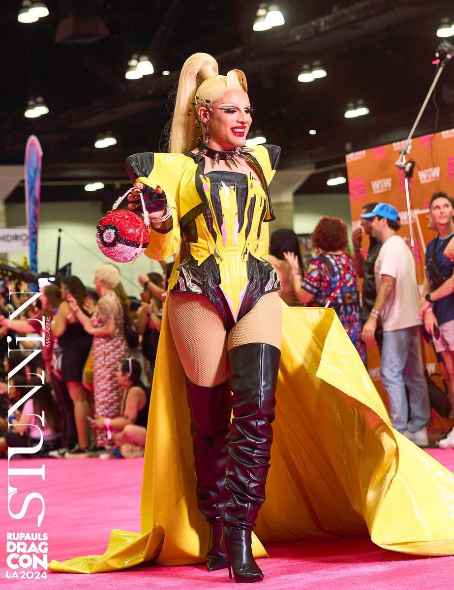 Pink Carpet at <a href="/RuPaulsDragCon/">RuPaul's DragCon</a> LA 2024

Gotta catch ‘em all! Pikachu Realness 

Thanks Stunnin Magazine for these fabulous photos