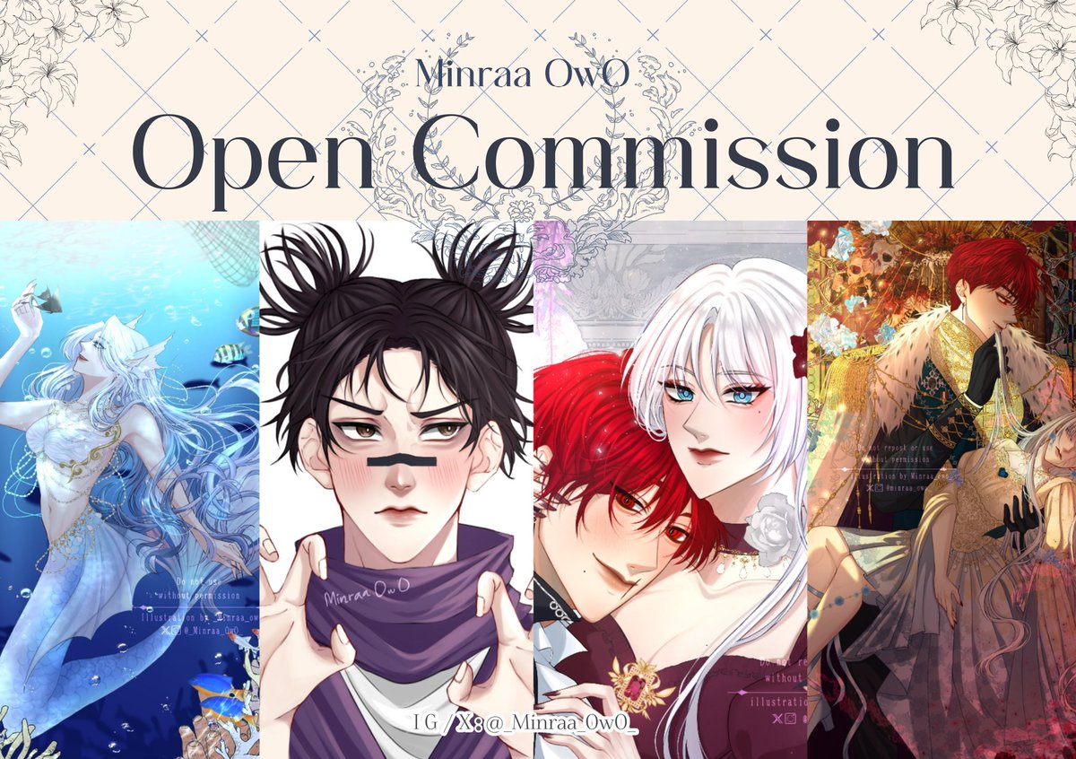 [✨️RT &amp; Like very much appreciated✨️]

Hii~ Open commission for local (🇮🇩) and international  
Price list, TOS  in the reply  👇🏻

DM me if you're interested (*ゝω･*)
Don't worry, I don't bite you minraaowo.carrd.co

#artidn #zonakaryaid
#artistindonesia
#opencommission