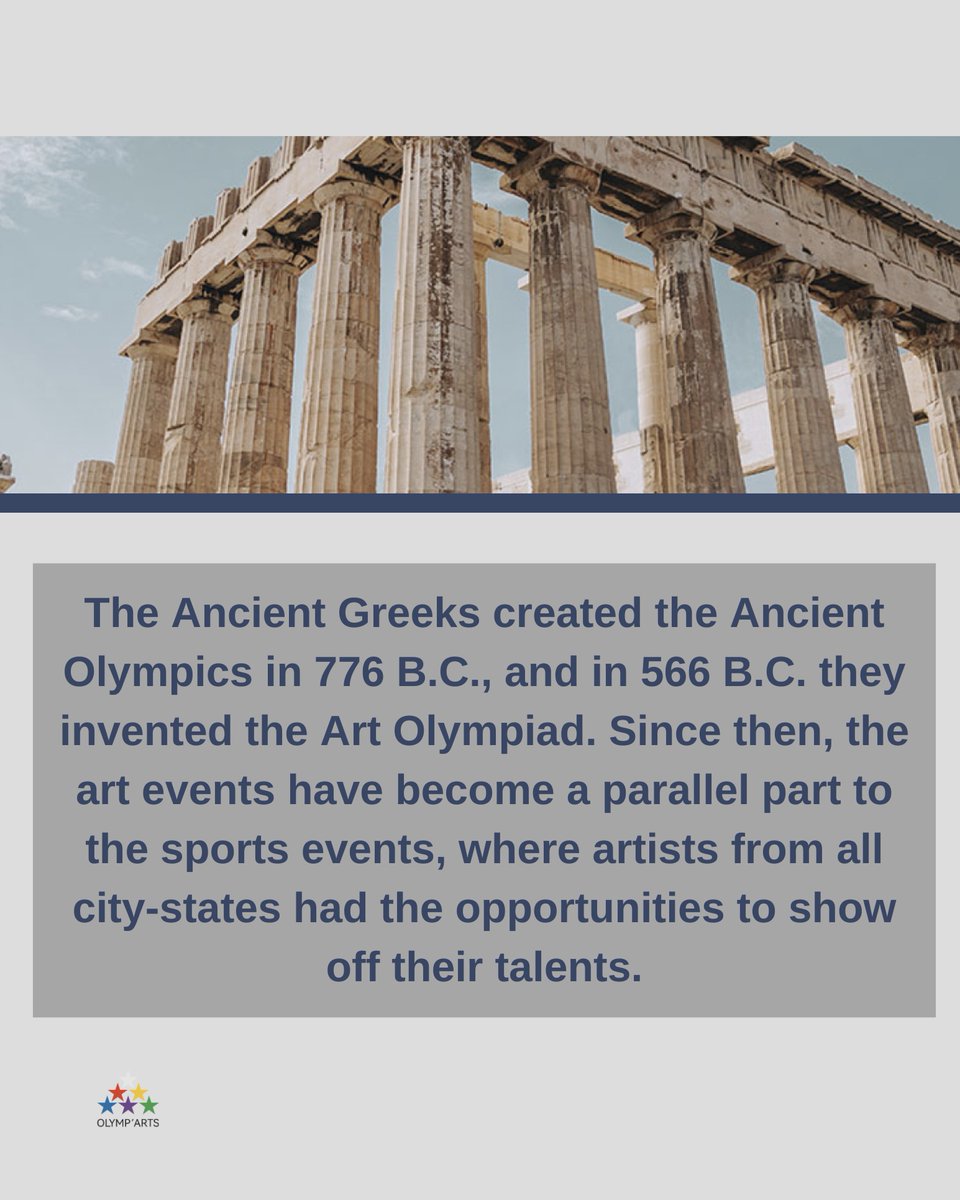 OLYMPARTS's tweet photo. “The OLYMP’ARTS were created to take up the Art #olympiad that have been initiated in ancient Greece, in 566 BC.”
Like Mr. #Coubertin, Mr. Marc Verriere devoted himself into the career of this historical process of renaissance, which was fraught with hardship and frustration. https://t.co/TmThQBlfuE