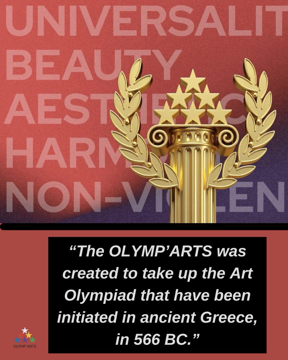 OLYMPARTS's tweet photo. “The OLYMP’ARTS were created to take up the Art #olympiad that have been initiated in ancient Greece, in 566 BC.”
Like Mr. #Coubertin, Mr. Marc Verriere devoted himself into the career of this historical process of renaissance, which was fraught with hardship and frustration. https://t.co/TmThQBlfuE