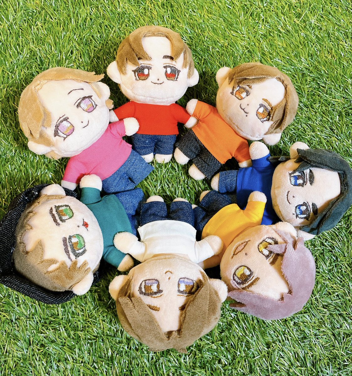 Travis Japan 10㎝ちびぬい集合🐯 元太は髪型違いで2体作りました