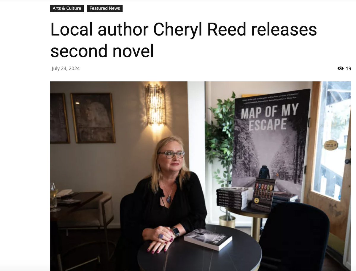 The local paper in Alexandria, Va, did a great job on this feature about me and my latest book, Map of My Escape. alextimes.com/2024/07/local-…