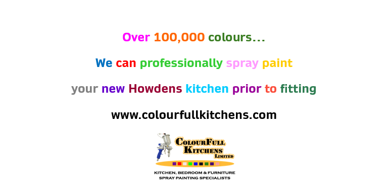 ColourPaul's tweet photo. Buying a new #Howdens kitchen? We can professionally spray paint some/all of it prior to fitting, over 100,000 colours to choose from🌈Doors in any range, not just paintable or paint to order 
#NewKitchen #SprayPaint #AcidCatalysedPaint #Colours #Bespoke #Unique #Sussex #Surrey https://t.co/xXbQXbHGfH