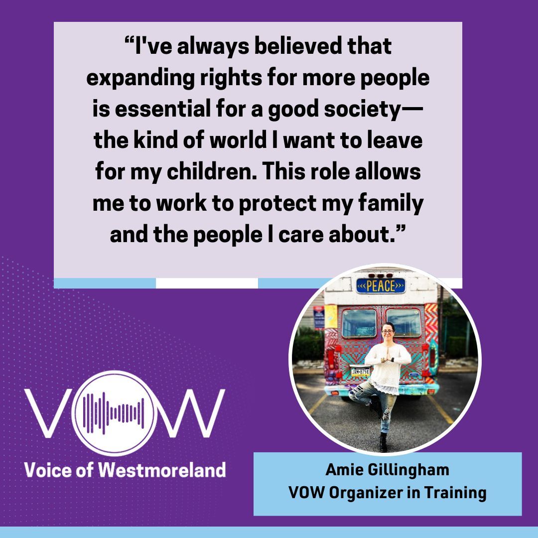 VoiceOfW's tweet photo. 👋 Meet VOW Organizer in Training, Amie Gillingham! Inspired by her family's history of activism, Amie is passionate about protecting rights for all!🌍❤️

Learn more ➡️ https://t.co/2uMSRkCDt0 https://t.co/n4amCboIq3