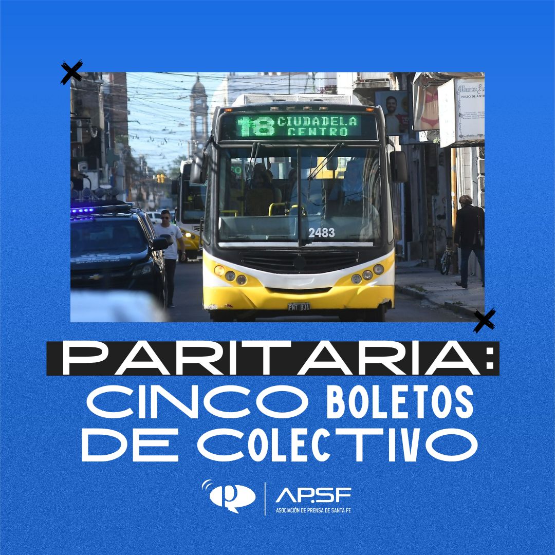 😱Paritaria: cinco boletos de colectivo
❌Esa es la oferta del sector empresarial para las y los trabajadores de prensa.
❗Exigimos un aumento real a las patronales de medios que conforme un básico digno.