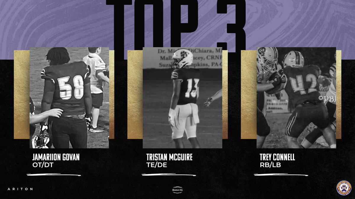Here are the top 3 Ariton athletes to look out for this season❗️