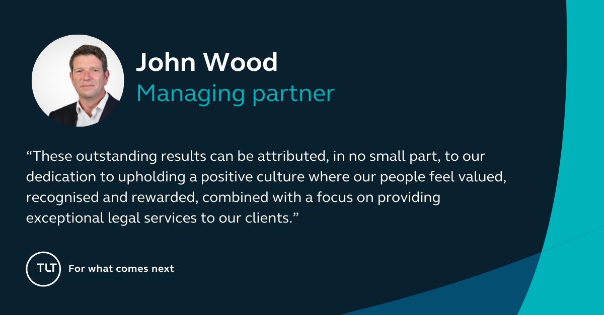 TLT LLP (@tlt_llp) on Twitter photo š We have announced another year of strong financial results with 12% year-on-year increase in turnover for 2023/2024, with annual revenue up from Ā£157m in 2022/2023 to Ā£174m in 2023/24.
Read the full story on our website: tlt.com/insights-and-e⦠š We have announced another year of strong financial results with 12% year-on-year increase in turnover for 2023/2024, with annual revenue up from Ā£157m in 2022/2023 to Ā£174m in 2023/24.
Read the full story on our website: tlt.com/insights-and-eā¦