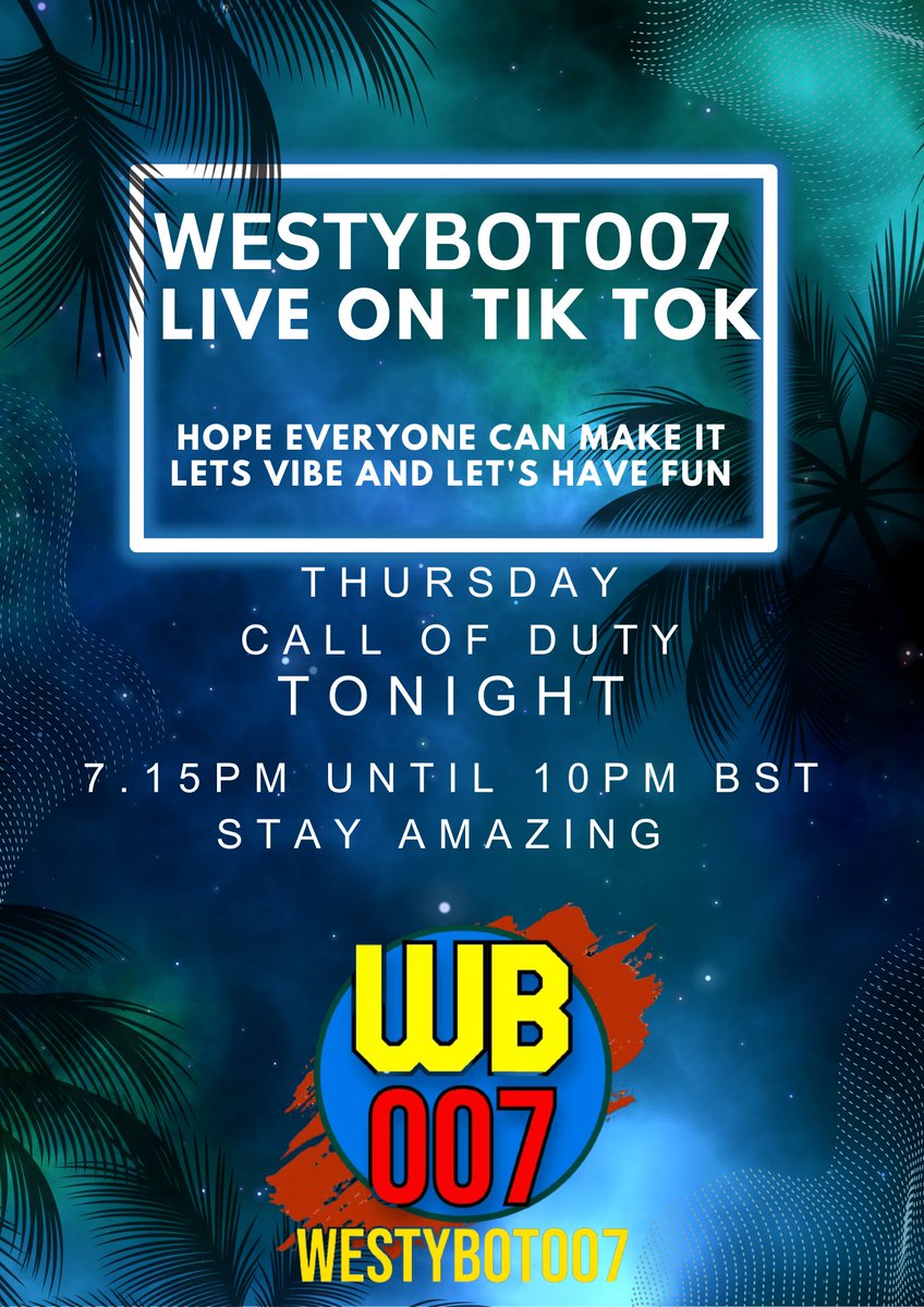 Live tonight legends from 7.15pm for some ranked resurgence and resurgence games. Hope you can all make it. Appreciate you all legends. Stay amazing.
#fypシviral #TikTokLIVE #CallofDutyWarzone #fun #community