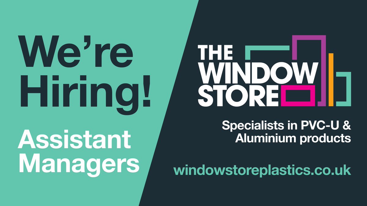 📢 We're hiring!

The Window Store is opening a new branch in #Bristol and we're seeking a talented assistant manager to help run it.

Are you interested in joining a fast-growing, forward-thinking company with a commitment to advancing your #career? 

#hiring #jobs