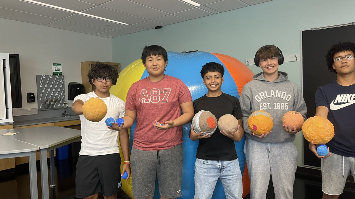 Utica_Physics's tweet photo. We built to scale solar system with young scholars this week! https://t.co/oQgnBYa2n3