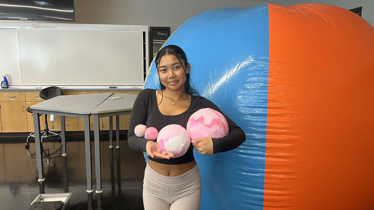 Utica_Physics's tweet photo. We built to scale solar system with young scholars this week! https://t.co/oQgnBYa2n3