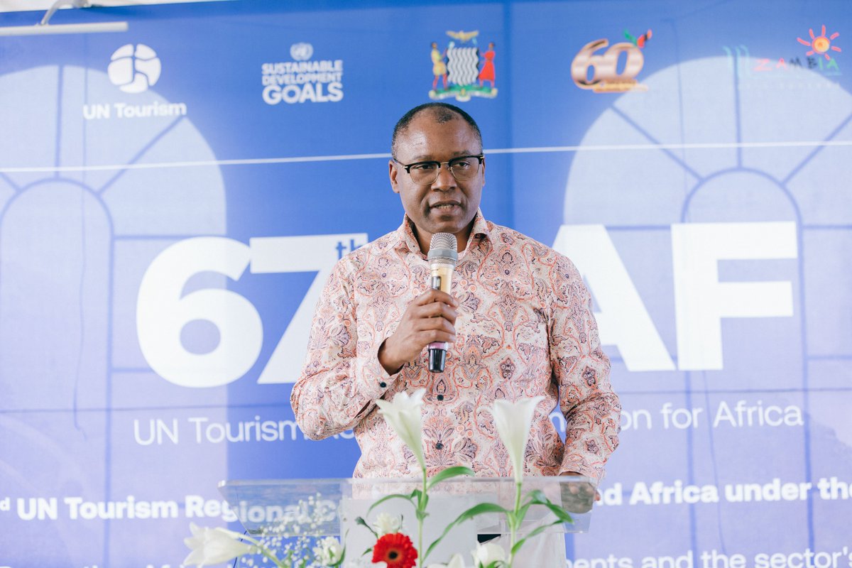 TourismZambia's tweet photo. A moment of inspiration!
Leaders and visionaries shared their insights at the foundation stone-laying ceremony for Africa’s first UN Tourism Academy in Livingstone.
Their words mark the beginning of a new era in tourism education.
#UNTourism #VisitZambia #ZITHS #ZambiaTourism https://t.co/HzhbMh1HQw