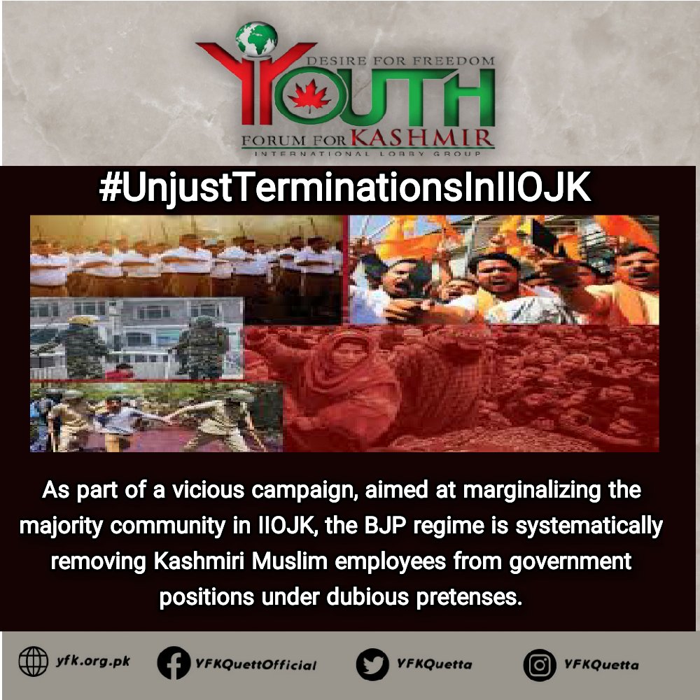 kmr795159's tweet photo. #UnjustTerminationsInIIOJK https://t.co/Xnwk7rb1hB