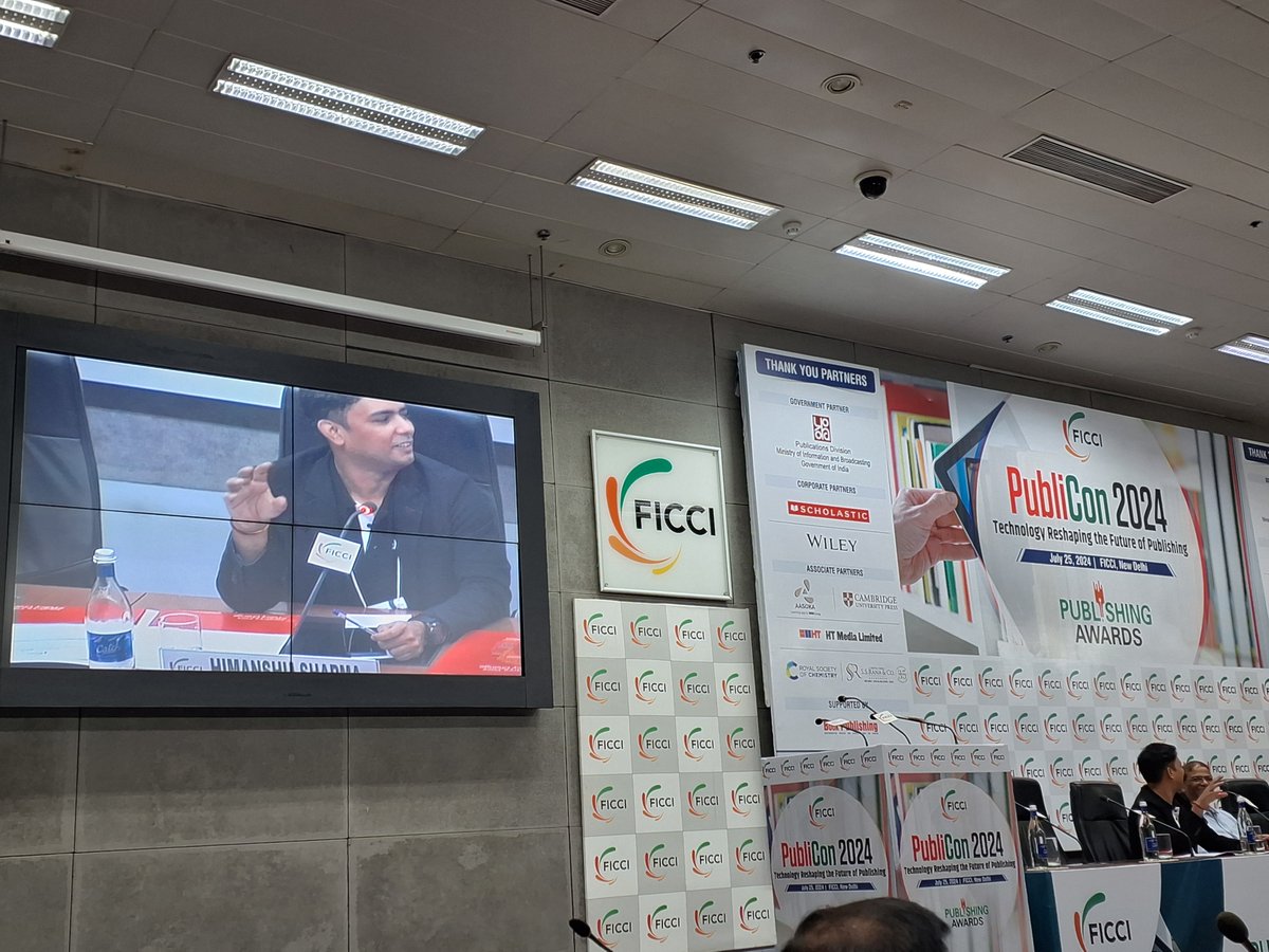 DevnagriAI's tweet photo. 🚀 News Alert: #PubliCon2024! 🚀
Today, our Co-founder &amp; CEO, Mr. Himanshu Sharma, has been invited as a speaker at #FICCI PubliCon 2024 - Technology Reshaping the Future of Publishing!
📢 #PubliCon2024 #DevnagriAI #FutureOfPublishing #GenAI #CreativityVsTechnology https://t.co/DUpgZcdb0F