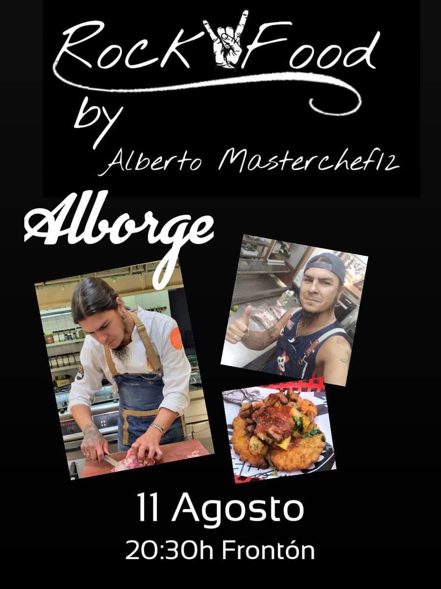 El próximo 11 de Agosto estaré en Alborge dentro de las fiestas patronales cocinando y seguramente haciendo algo más.....
👩🏻‍🍳👩🏻‍🍳👩🏻‍🍳🍳🍳🍳🤘🏻🤘🏻🤘🏻