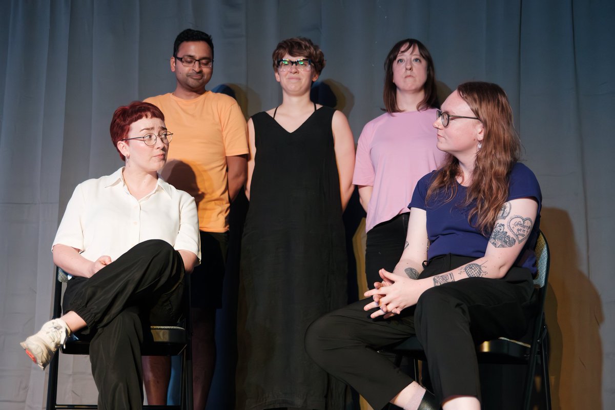 PickNMixImprov's tweet photo. Here's a few snaps from our debut show last week at the @livcomedyimprov summer showcase. 

We're so looking forward to being out there again next Tuesday at Bask in Stockport at 7pm! Come down to see us, it's free! 

 #improvcomedyshow #improvcomedy #improv #picknmiximprov https://t.co/61ww9EpK1e