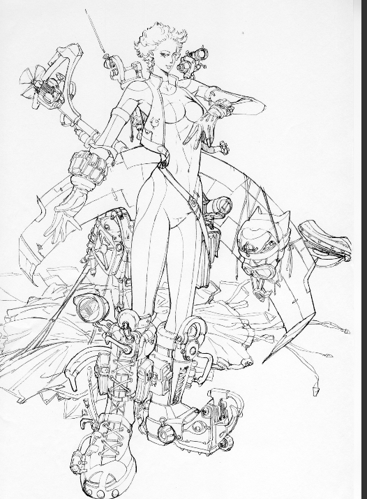 Marudashi7's tweet photo. ガイナックス没企画 https://t.co/fyuk5IWCIl