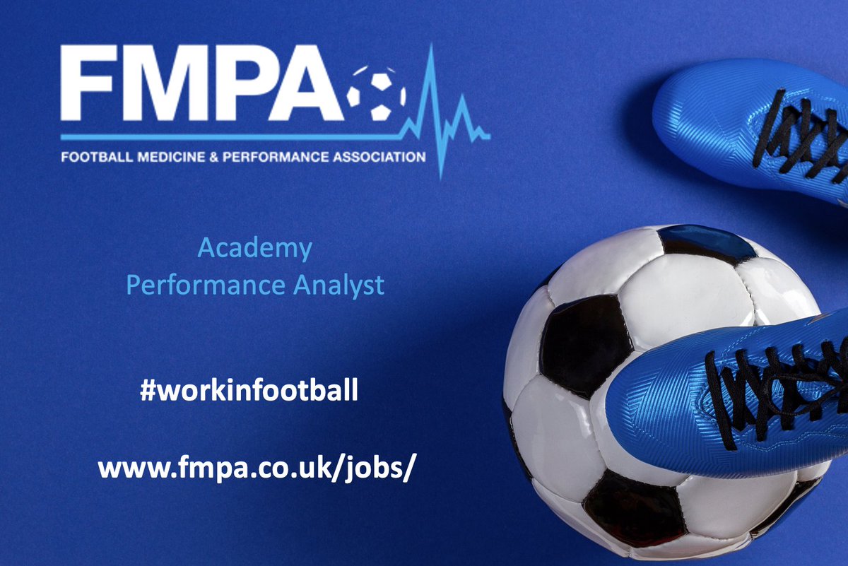 FMPA_Official's tweet image. FMPA RECRUITMENT:  New job added 

⚽ Academy Performance Analyst

#workinfootball #academyanalyst #performanceanalyst

➡️ fmpa.co.uk/jobs/academy-p…