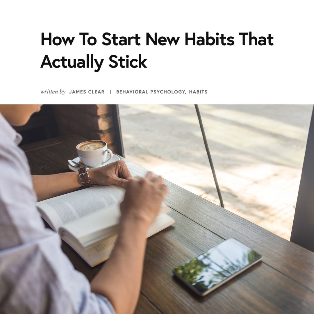 ParentRdMin's tweet image. Spiritual disciplines help us to grow in our walk with Christ. Most come down to habits. How do you start (or revive) habits that actually stick? jamesclear.com/three-steps-ha… #habits #spiritualdisciplines #christianhabits #spiritualgrowth #habitformation #faithfulliving