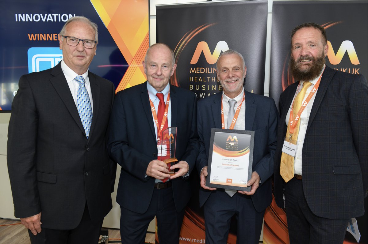 BTW a couple of weeks ago we only clinched the prestigious Medilink UK NATIONAL Healthcare Business Award for Innovation 2024. 
CT said: It's an honour to be recognised on a national level for our innovative contributions to the healthcare sector.
#wearabletechnology #medtech