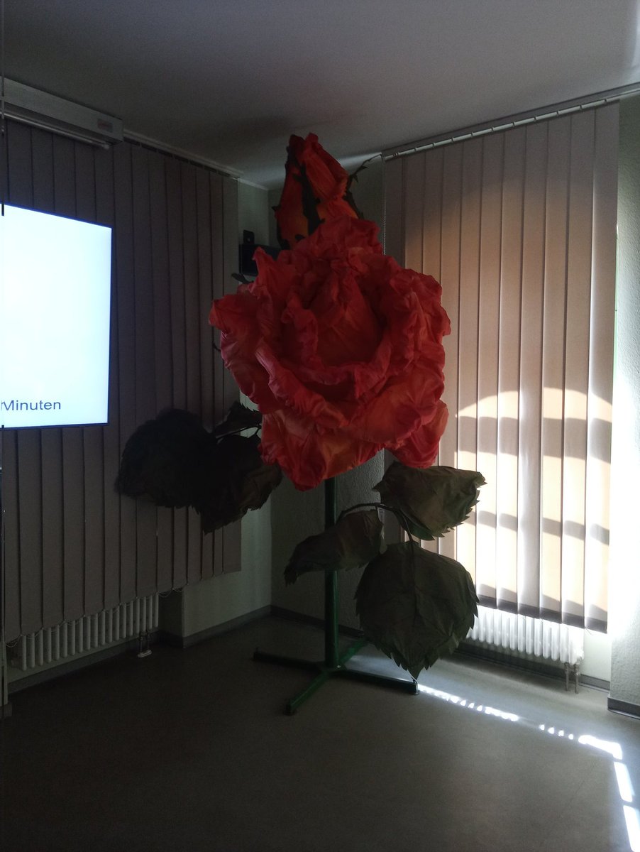 Die größte Kunstblume der Welt.
Das Bild ist nur soo dunkel geworden 🤦.
Sebnitz, Kunstblume.