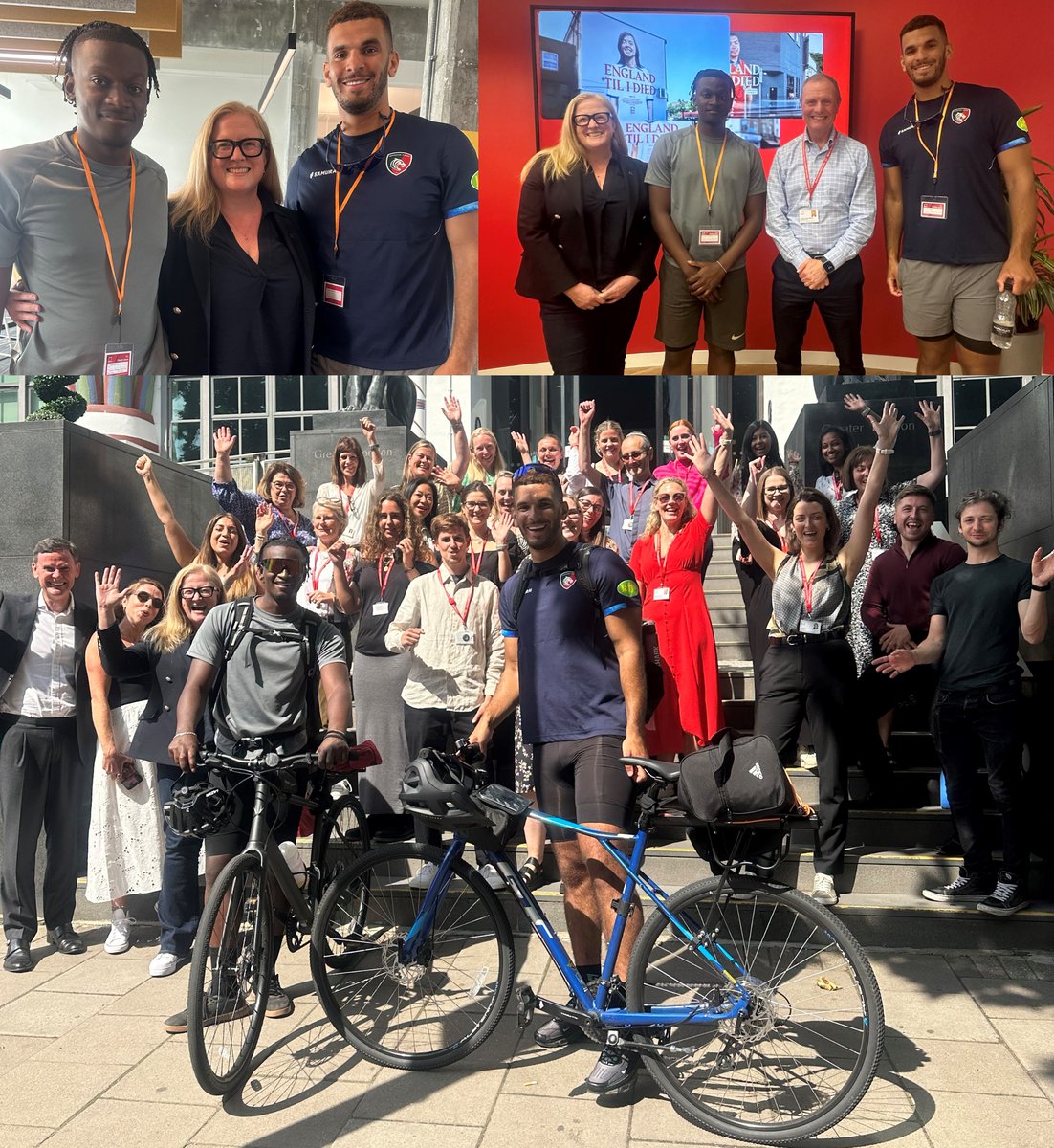 Great to catch up with <a href="/LoveIsland/">Love Island</a> winner Kai and Ramone last week as they stopped into <a href="/TheBHF/">British Heart Foundation</a> office during their epic 850km cycle from Manchester to Paris 🚲❤️