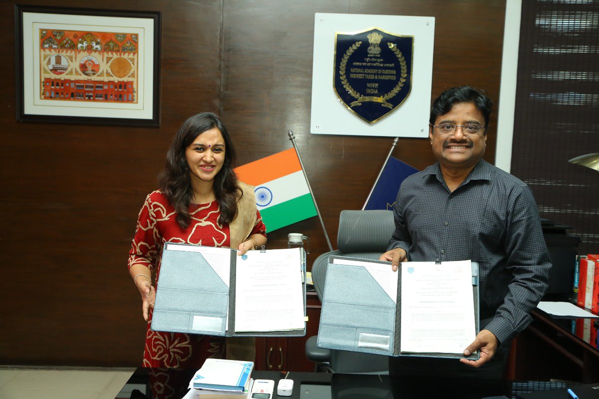 On 25.07.2024, a Memorandum of Understanding (MoU) was signed by National Academy of Customs, Indirect Taxes and Narcotics (NACIN), ZTI, Chennai and Southern India Regional Council [SIRC] of the Institute of Cost Accountants of India for Information exchange, research