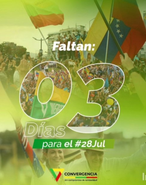 CocoroteConverg's tweet photo. #ComanditosConVzla #Edmundo #Yaracuy #BiagioPilieri #convergencia #ConVzla #MariaCorinaMachado #Cocorote #Unidad #28Jul  # https://t.co/uQW3wE1KQk