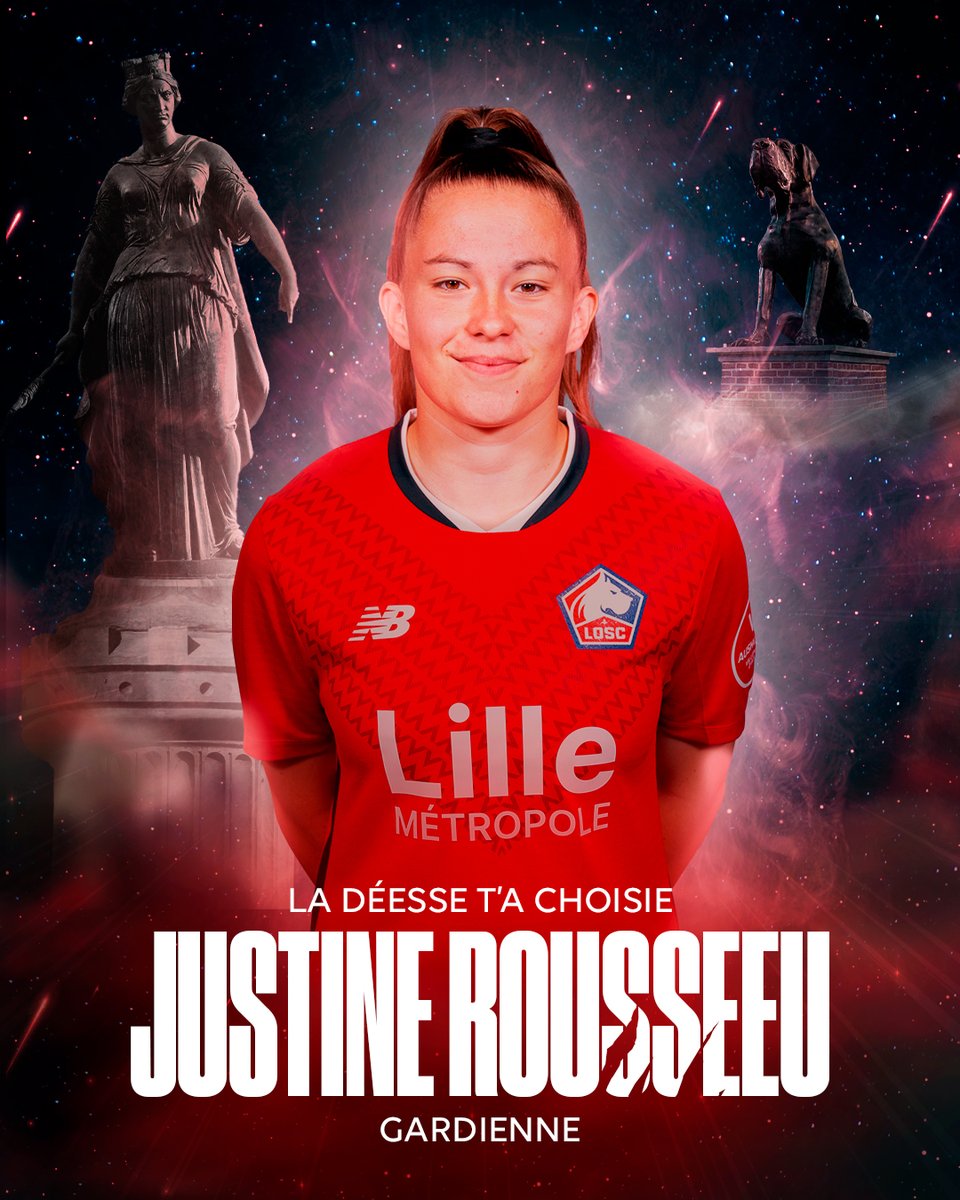 LOSC_Feminines's tweet photo. 𝑱𝒖𝒔𝒕𝒊𝒏𝒆 𝑹𝒐𝒖𝒔𝒔𝒆𝒆𝒖, 𝒍𝒂 𝒅𝒆́𝒆𝒔𝒔𝒆 𝒕'𝒂 𝒄𝒉𝒐𝒊𝒔𝒊𝒆 🫵

Le LOSC a le plaisir d’annoncer la signature de Justine Rousseeu (20 ans). La gardienne sera Lilloise jusqu’en 2025 🤝

𝐵𝑖𝑒𝑛𝑣𝑒𝑛𝑢𝑒 𝐽𝑢𝑠𝑡𝑖𝑛𝑒 !

👉 https://t.co/GiWNPrprIw https://t.co/Bat7wBtUU0