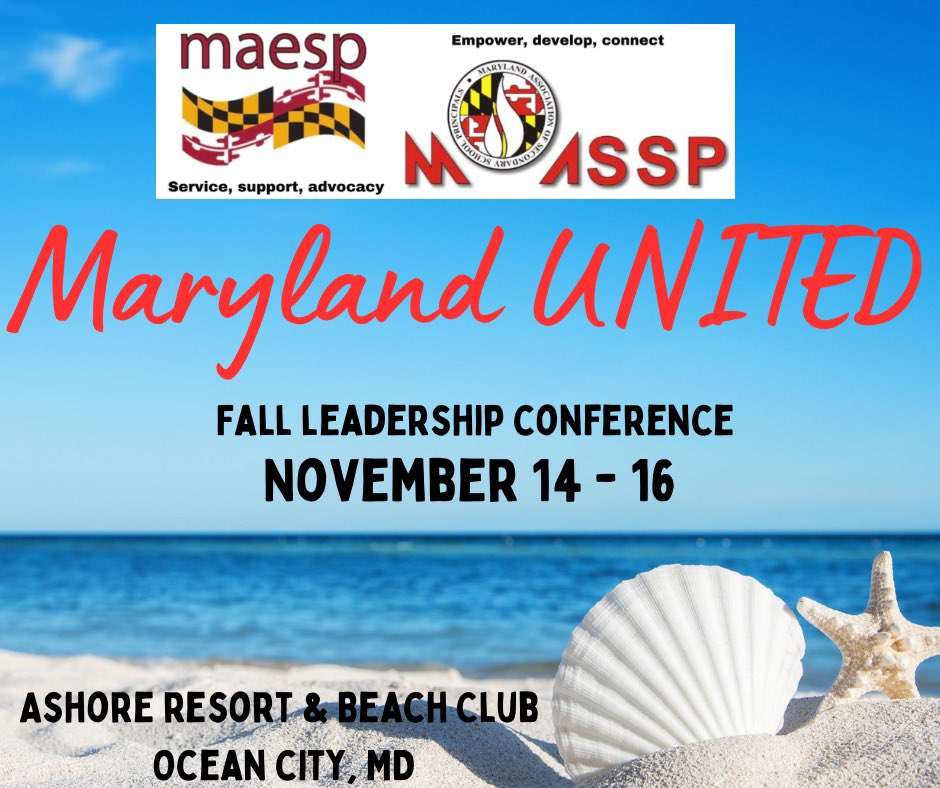 Join us in Ocean City November 14 - 16! web.cvent.com/event/f18495e3…