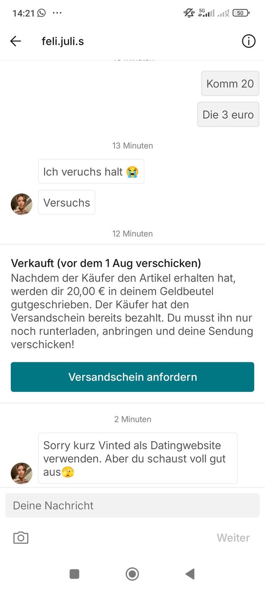 Will doch nur Klamotten verkaufen