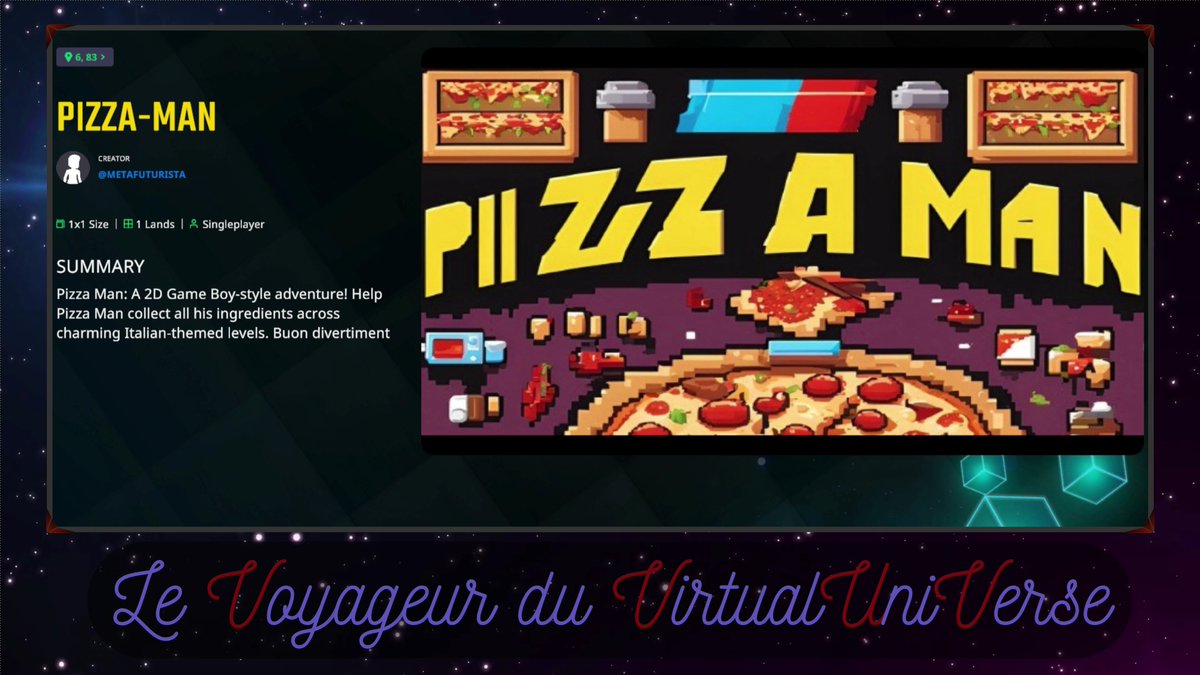 Le Voyageur du VirtualUniVerse (@levoyageurduvuv) on Twitter photo Bonjour à toutes et à tous, petite mise à jour du run sur la carte PIZZA MAN 😊. Bon visionnage à tous.
youtu.be/QfjVFp971Fo
<a href="/TheSandboxGame/">The Sandbox</a> @FuturaMeta <a href="/Mrgold_original/">Mr Gold - $MYO 💎 MINER</a> <a href="/VoxelxDiamondsx/">xdiamondsx.eth</a> <a href="/TSBCreators/">The Sandbox Creators</a> #jeuxvideo #SandFam #Sandbox #Web3Gaming #Web3 Bonjour à toutes et à tous, petite mise à jour du run sur la carte PIZZA MAN 😊. Bon visionnage à tous.
youtu.be/QfjVFp971Fo
<a href="/TheSandboxGame/">The Sandbox</a> @FuturaMeta <a href="/Mrgold_original/">Mr Gold - $MYO 💎 MINER</a> <a href="/VoxelxDiamondsx/">xdiamondsx.eth</a> <a href="/TSBCreators/">The Sandbox Creators</a> #jeuxvideo #SandFam #Sandbox #Web3Gaming #Web3