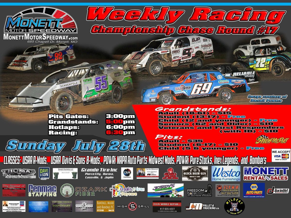 Monett Motor Speedway (@monettspeedway) on Twitter photo 