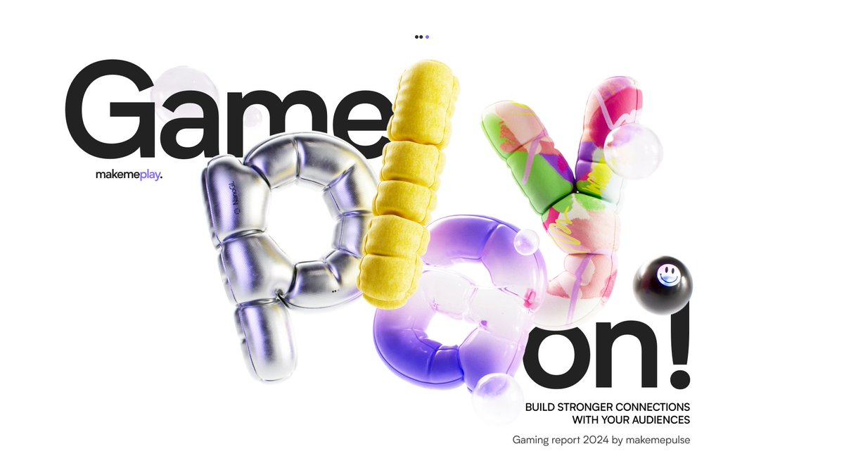 This week we released our #makemeplay gaming report developed by our #strategy, #creative &amp; #growth team 💪 

Focussed on the opportunity for brands &amp; the future of #gaming, the report is free to download now. Get your copy play.makemepulse.com 👈  

#gamingreport #brandgames