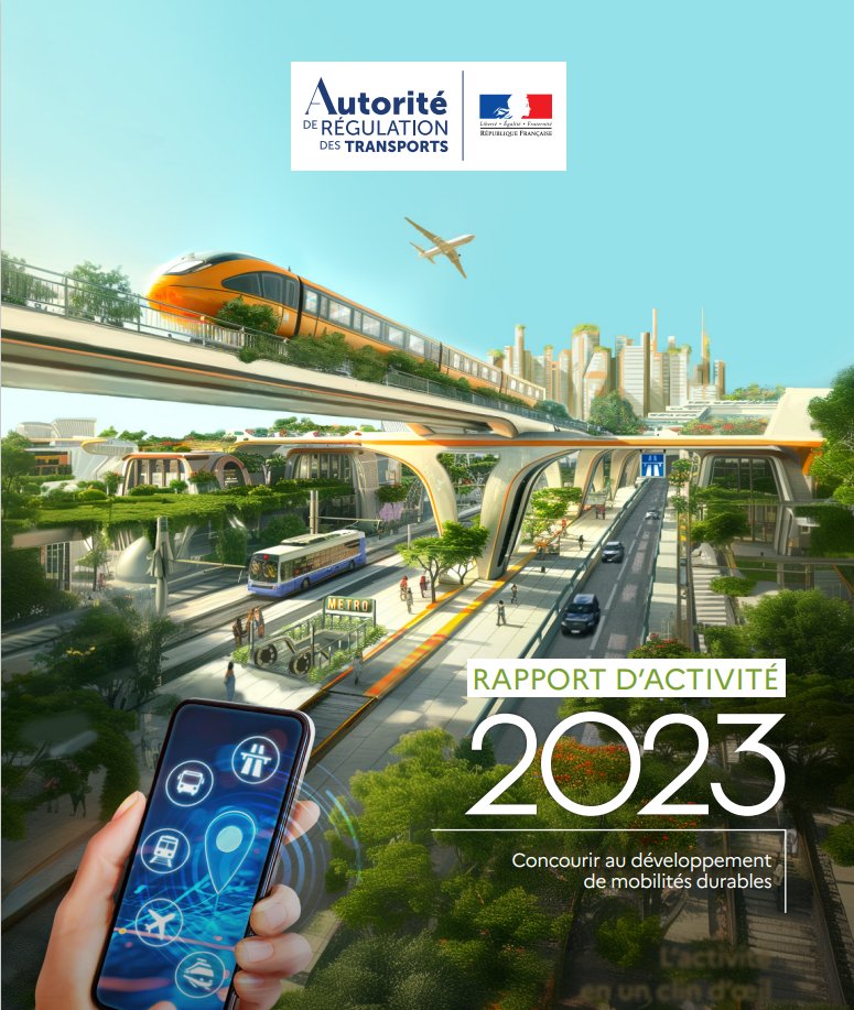 Autorité de régulation des transports (@art_transports) on Twitter photo 📣 L’<a href="/ART_transports/">Autorité de régulation des transports</a> est heureuse de publier son rapport d’activité 2023, qui rend compte de l’action de l’ART dans les six secteurs des transports dont elle est responsable.
🔹 Consultez le tome 1 : lnkd.in/erm7Y47Q
🔹 Consultez le tome 2 : lnkd.in/ek4j84g3 📣 L’<a href="/ART_transports/">Autorité de régulation des transports</a> est heureuse de publier son rapport d’activité 2023, qui rend compte de l’action de l’ART dans les six secteurs des transports dont elle est responsable.
🔹 Consultez le tome 1 : lnkd.in/erm7Y47Q
🔹 Consultez le tome 2 : lnkd.in/ek4j84g3