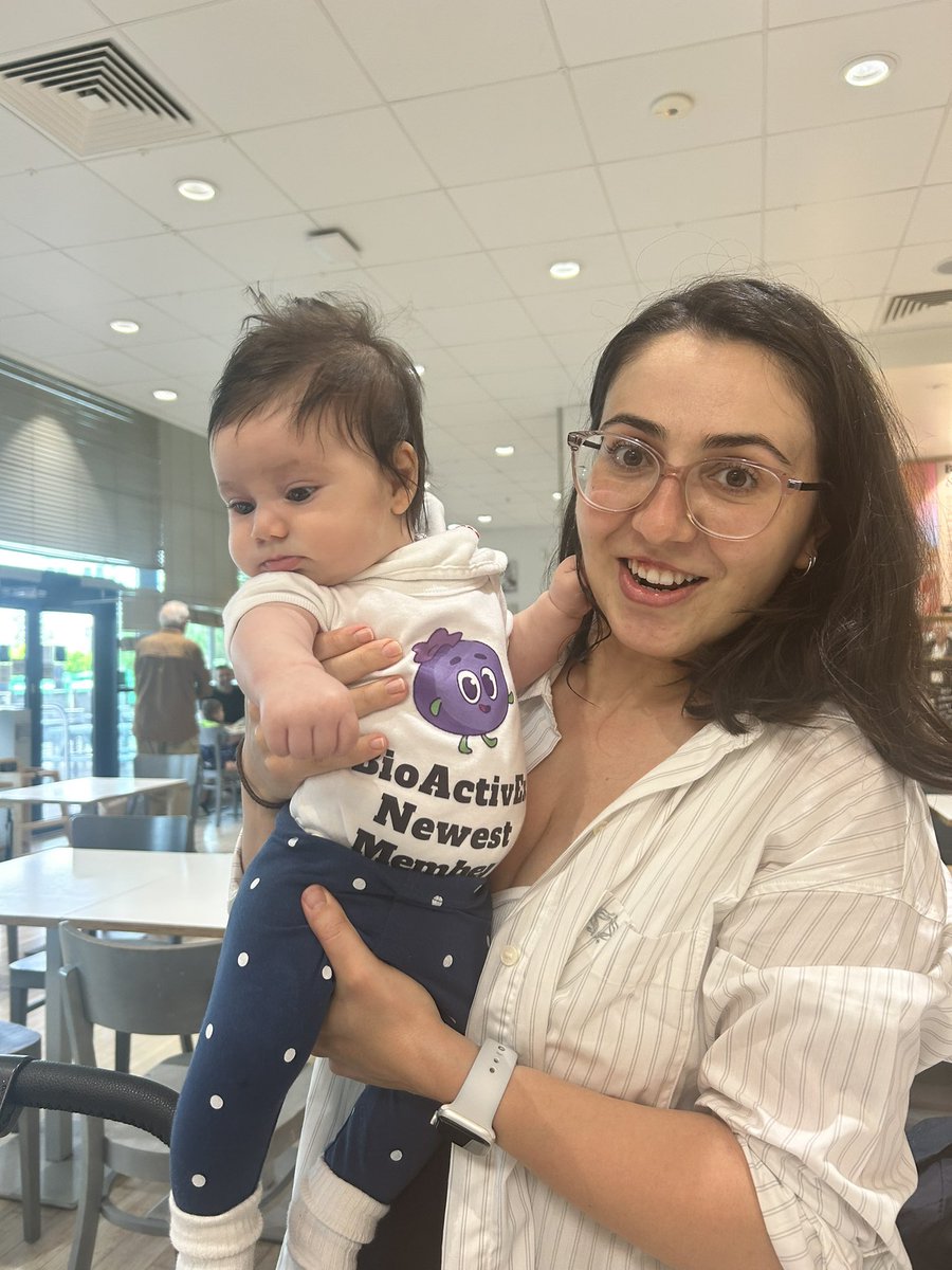 BioActivEx (@bioactivex) on Twitter photo Team lunch with the newest member of BioActivEx - meet Nora. Representing us with the blueberry baby grow 🫐 lovely to see post doc (and Nora’s mum <a href="/BozbasEsra/">Esra Bozbas</a> ) too! Team lunch with the newest member of BioActivEx - meet Nora. Representing us with the blueberry baby grow 🫐 lovely to see post doc (and Nora’s mum <a href="/BozbasEsra/">Esra Bozbas</a> ) too!