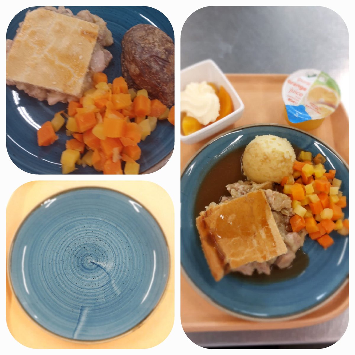 Today <a href="/SteppingHill/">SteppingHill</a> hospital after trialling coloured crockery which showed a significant reduction in food waste, we are introducing our Blue Plates for all our patients which will improve their patient experience and encourage them to eat more food and help with their recovery