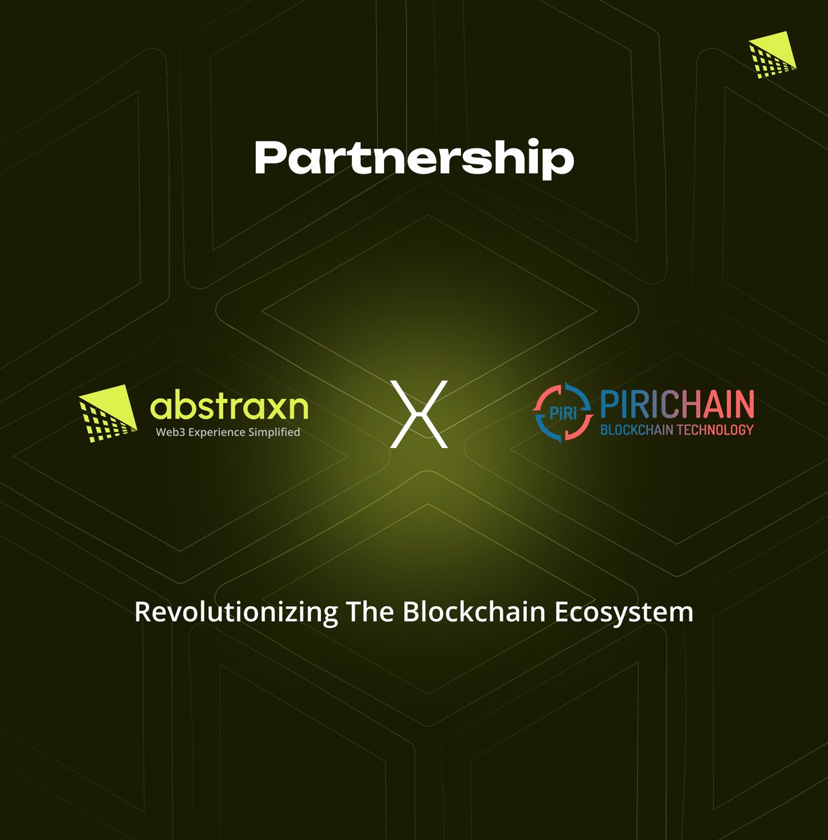 We're partnering with <a href="/pirichain/">Piri Blockchain Technologies</a> to revolutionize blockchain! We're building the future of tech together.

We're creating groundbreaking #blockchainsolutions through our combined strengths. Experience innovation like never before.

Stay tuned for epic announcements! #partnership
