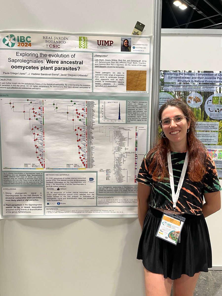 Pleased to show some results of my PhD investigation on #IBC2024. Feel free to come by anytime to poster number 177 to learn a bit more of #oomycetes plant parasitism 🧬