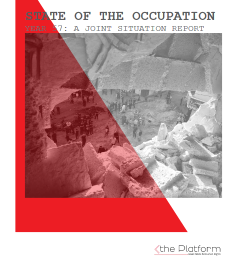 The State of the Occupation: a joint report of 21 Israeli organizations.
Using the diverse tools &amp; expertise of the organizations, the report surveys human rights developments in the Gaza Strip, the West Bank &amp; East Jerusalem
Read more: hamoked.org/files/2024/166…