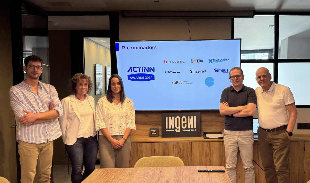 📢 Avui presentem la 
cinquena edició dels premis ACTINN AWARDS.

🎯 S’obre una nova convocatòria on emprenedors i startups poden registrar-se i optar al premi al projecte més innovador d’Andorra 2024.

#actinnawards #actinn #novestecnologies  #innovació #andorra🇦🇩