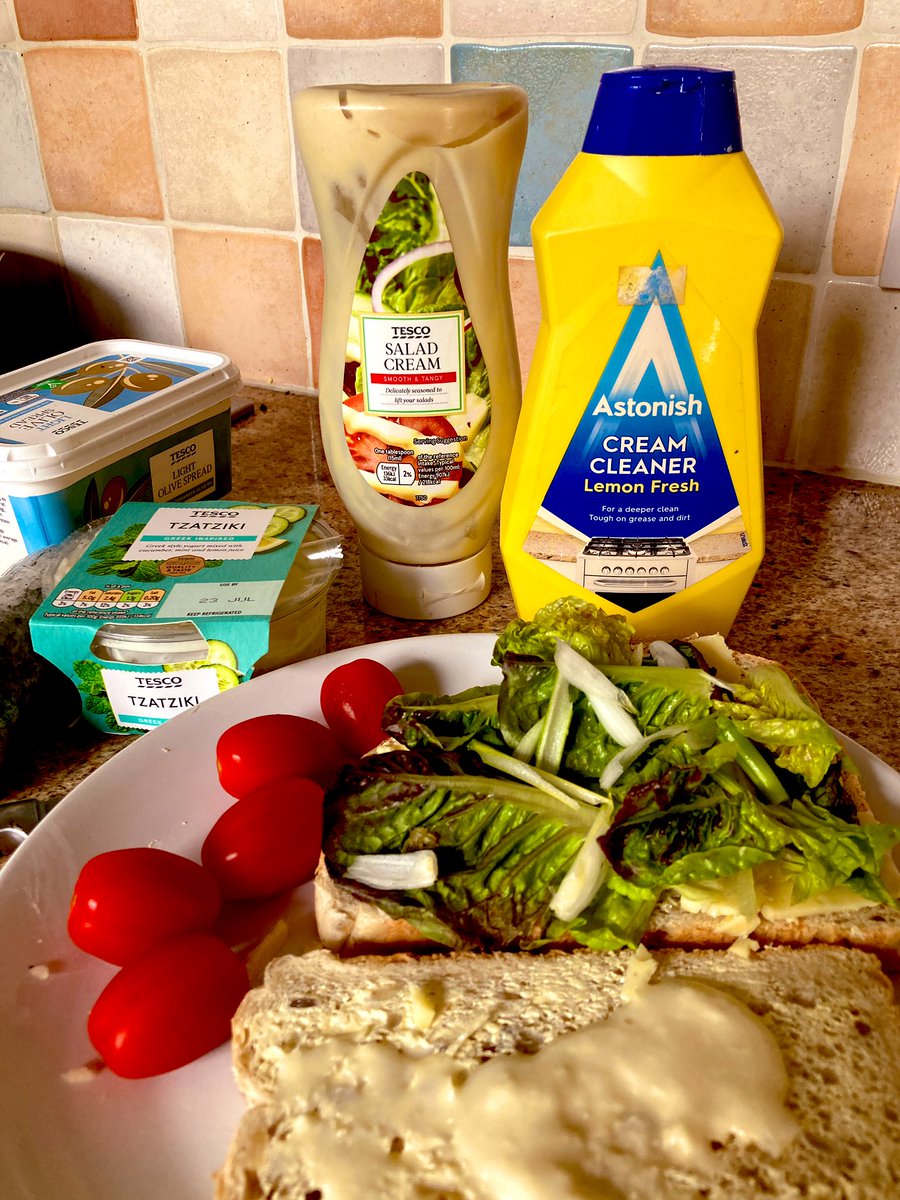 Lunch nearly took a turn for the worse…