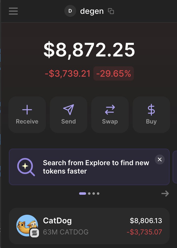 I will buy $300 worth of $CATDOG from the market and send it to 3 people who drop their $SOL address, like, RT, and follow.

$CATDOG is going to $100 mil+ MC

That's why I want to give you a chance to accumulate a bigger bag while it's still so cheap.

It might seem like I'm
