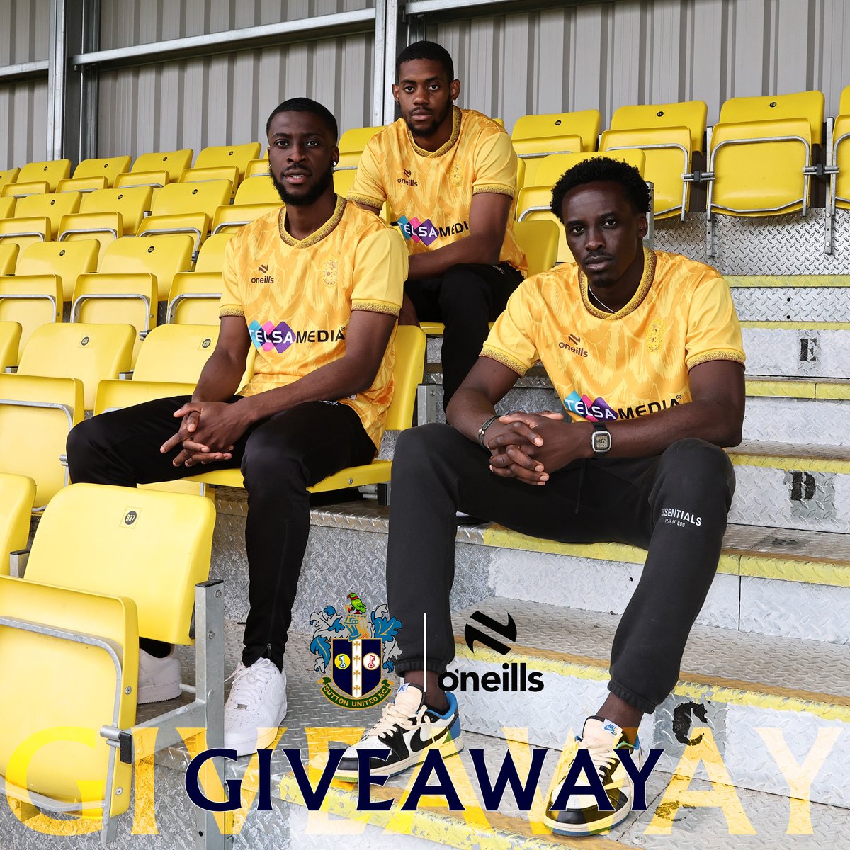 Fancy being the first person to get your hands on our new home shirt? 👕

For your chance to win:
💛 Like this post
🔄 Repost

#AmberArmy | #SuttonUnited | #SLFF | #ForeverAmber💛